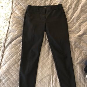 Loft Julie skinny black pants size two